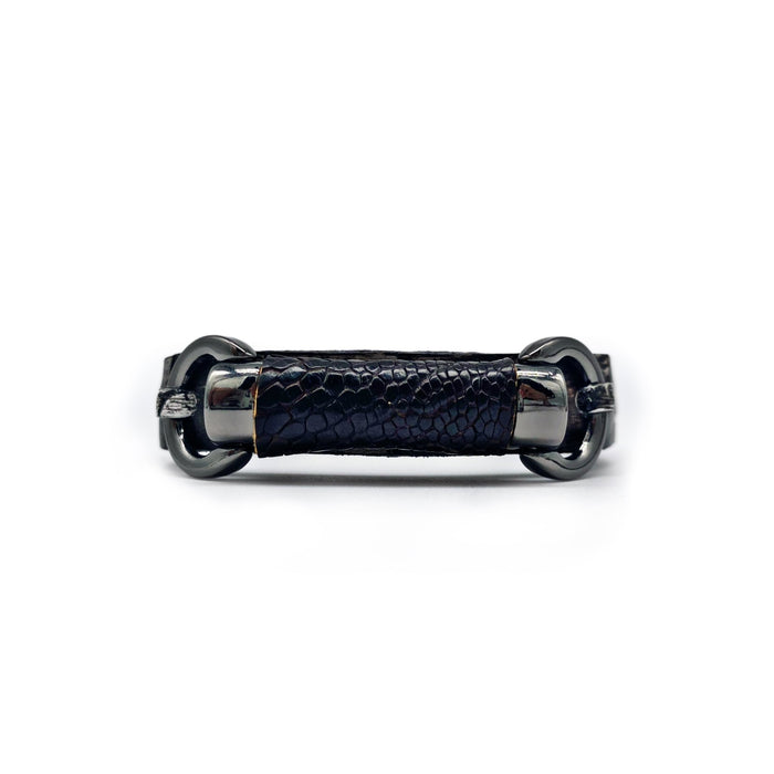 Alligator Argenté Rustic Bracelet - Sobék