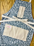 Amanda Bright Designs Paris France Love Friendship Chalkboard Hearts Design Gray and White Kitchen Baking Cooking Art Valentines