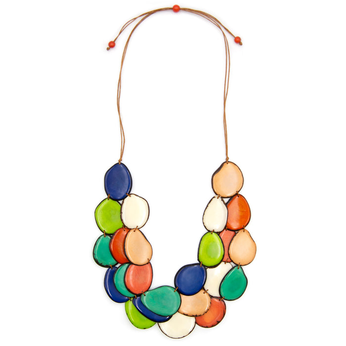 Poppy Coral/Royal Blue/Lime