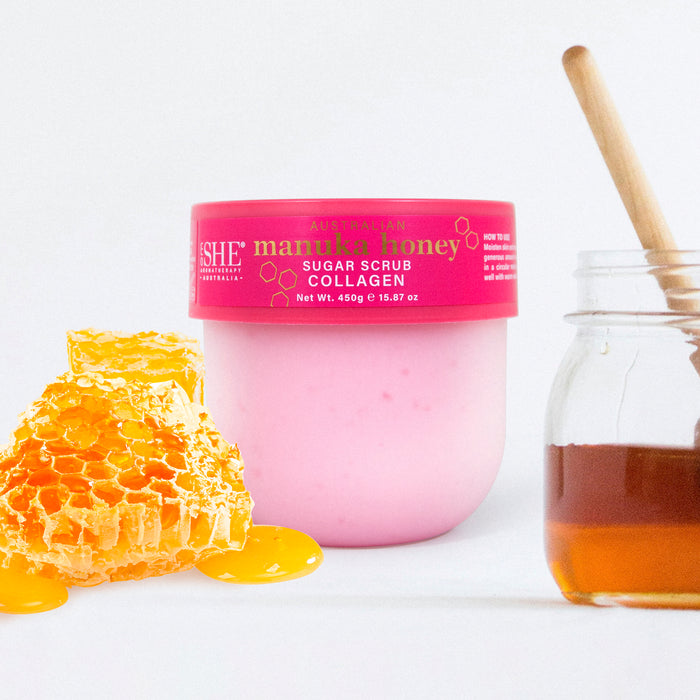 Australian Manuka Honey Body Scrub - COLLAGEN