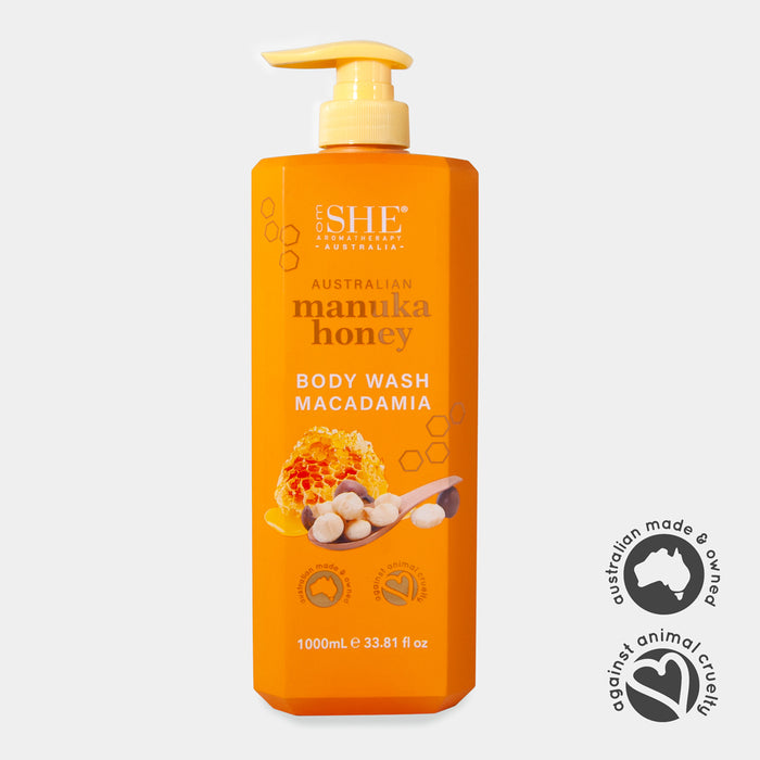 Australian Manuka Honey Body Wash - MACADAMIA