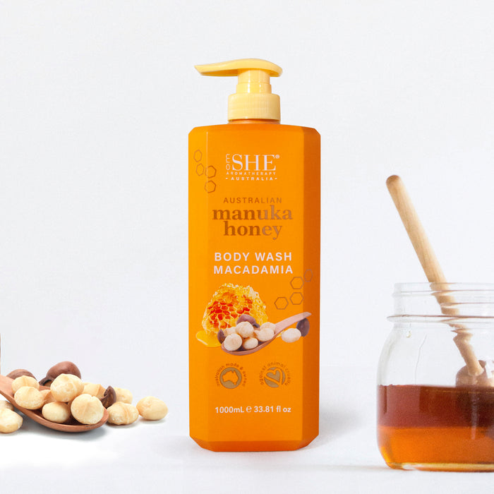 Australian Manuka Honey Body Wash - MACADAMIA