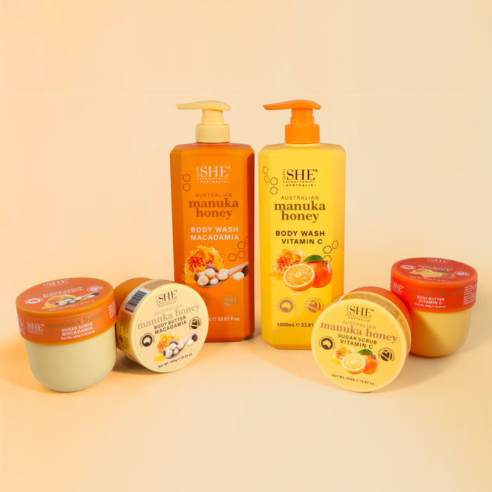 Australian Manuka Honey Body Wash - MACADAMIA