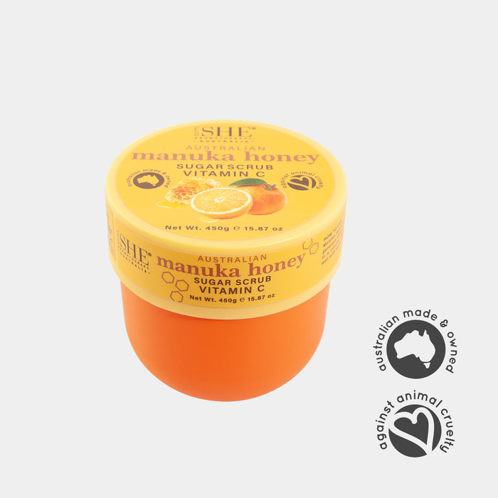 Australian Manuka Honey Sugar Scrub - VITAMIN C