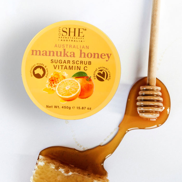 Australian Manuka Honey Sugar Scrub - VITAMIN C