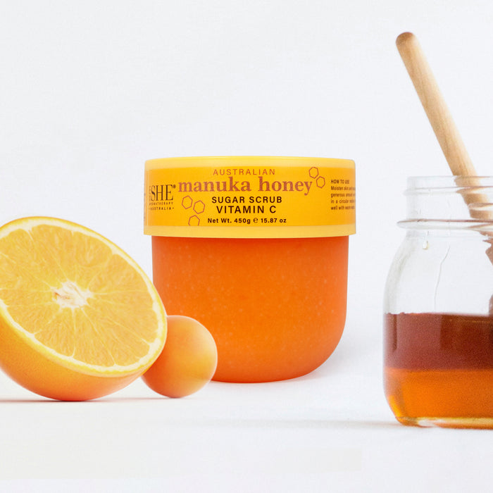 Australian Manuka Honey Sugar Scrub - VITAMIN C