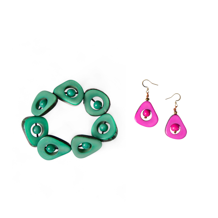Fuchsia / Mint