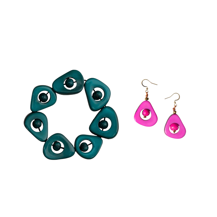 Fuchsia / Teal