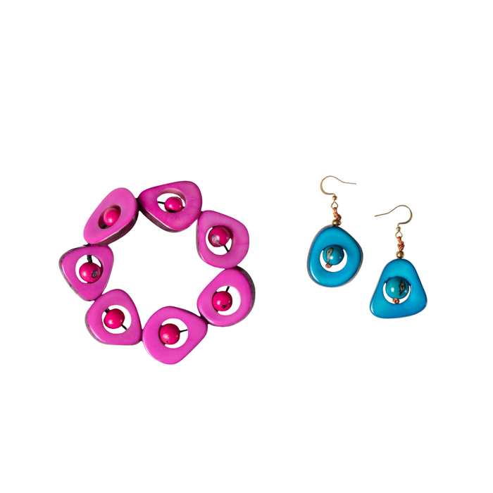 Turquoise / Fuchsia