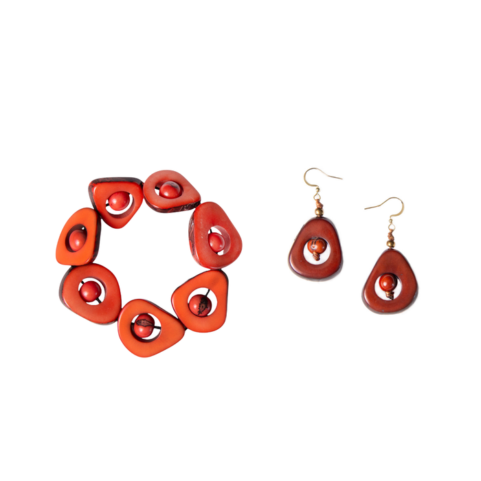 Chestnut / Poppy Coral