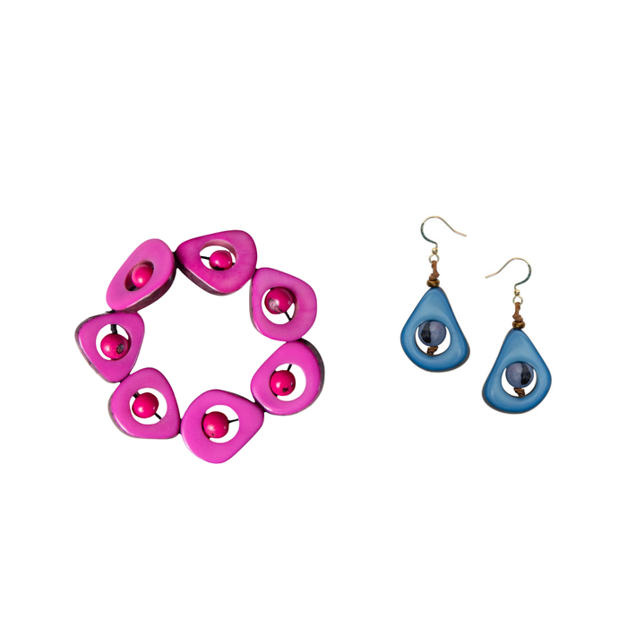 Biscayne Bay Blue / Fuchsia