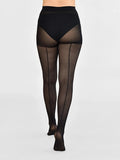 Back view of from Rachel Back seam fishnet style tights