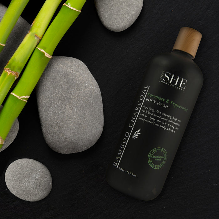 Bamboo Charcoal Body Wash - Coconut & Lime