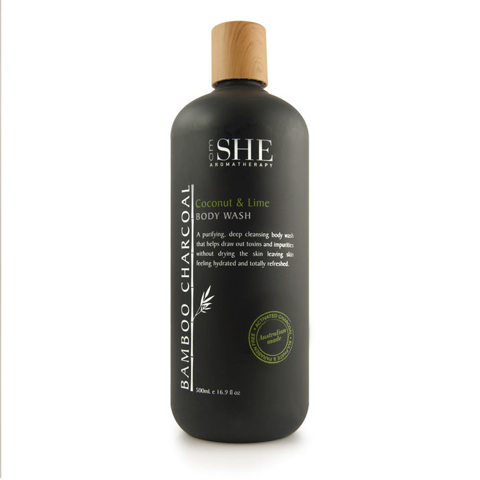 Bamboo Charcoal Body Wash - Coconut & Lime