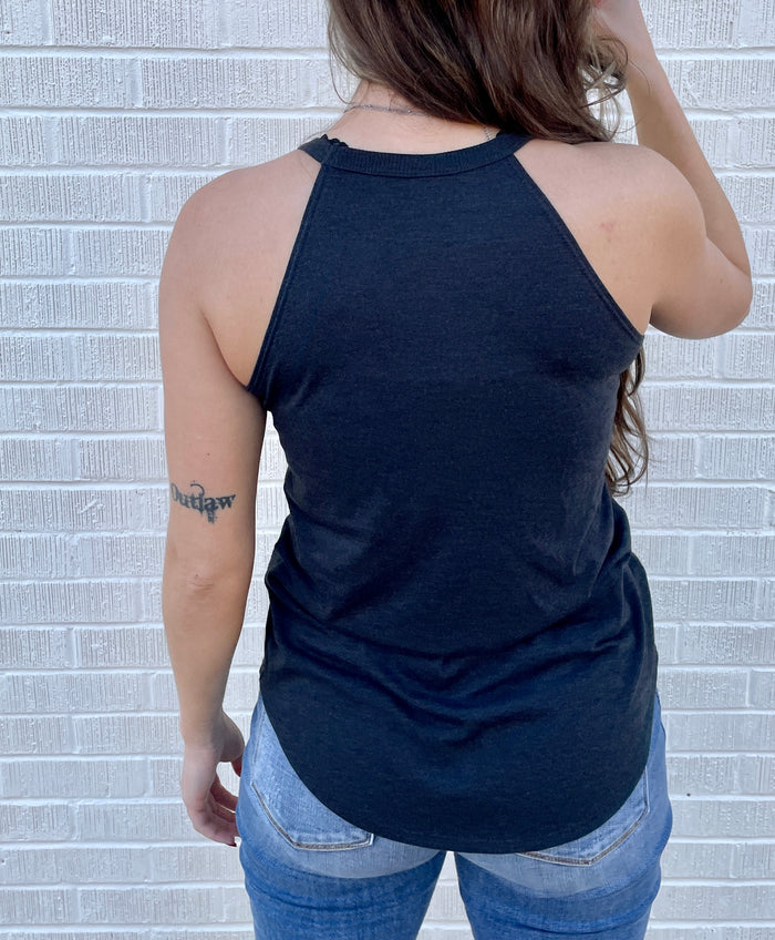 BE BEAUTIFUL sunset colors tank top