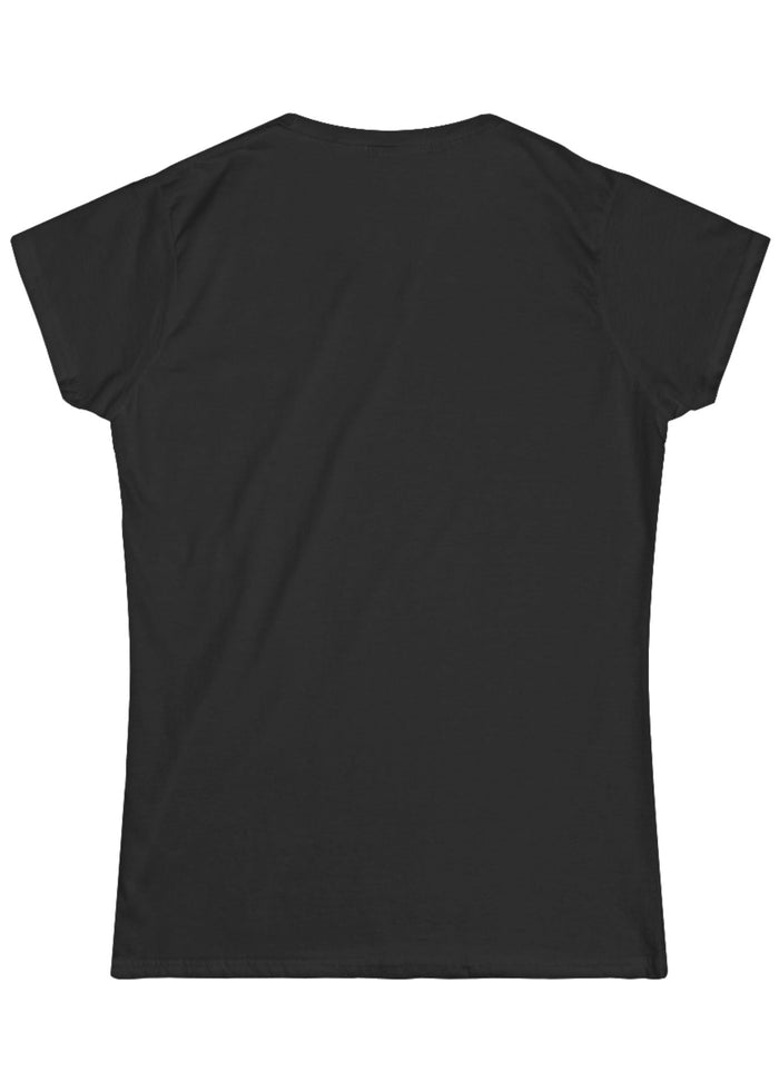 Black Tee Back Women's Softstyle tee