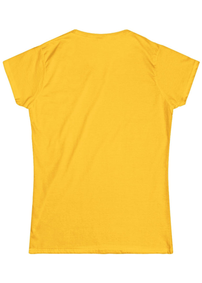 yellow t-shirt women's soft style tee