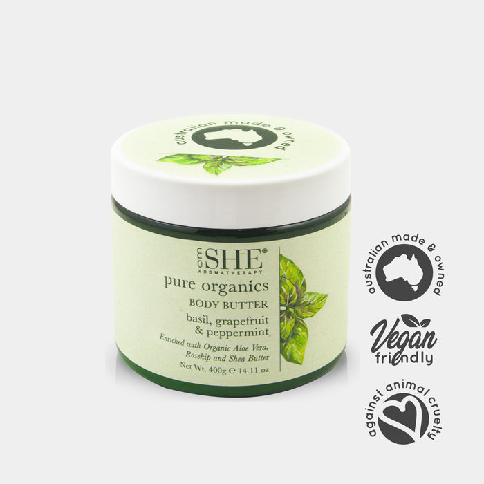 Body Butter - Basil, Grapefruit & Peppermint