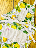 Amanda Bright Designs Botanical Lemons Kitchen Apron