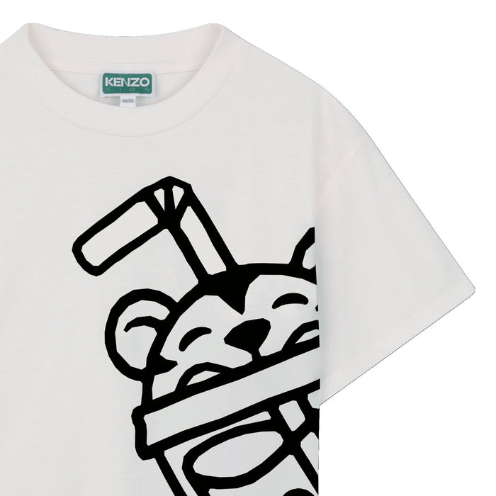 KENZOBubble Tiger Logo T-Shirt3617165806742SAVANNA
