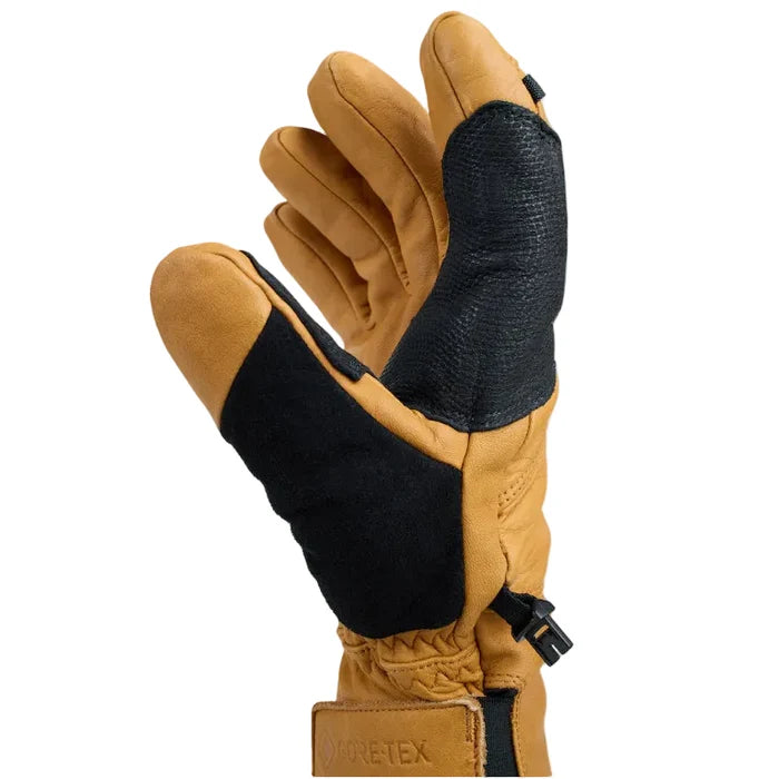 Burton AK Gore-Tex Leather Clutch Glove True Black steves snow store wollongong