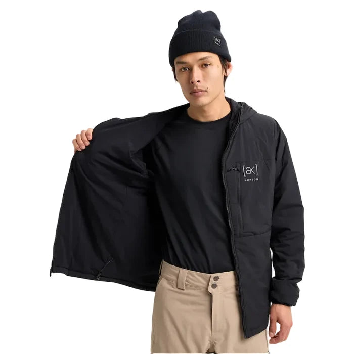 Burton AK Helium Hooded Stretch Insulated Jacket Black Steves Snow Store Wollongong