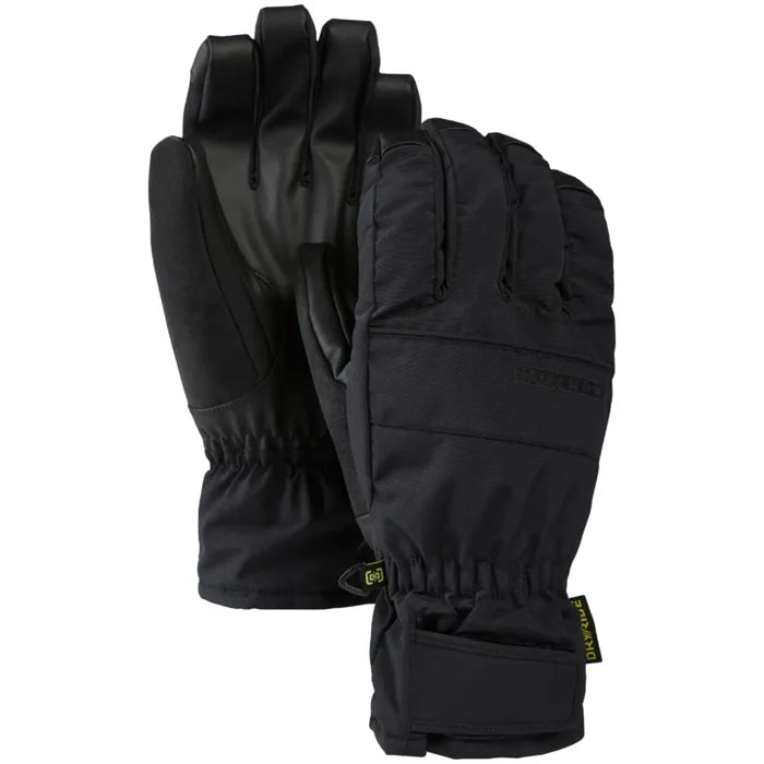 Burton Mens Profile Under Gloves True Black steves snow store wollongong
