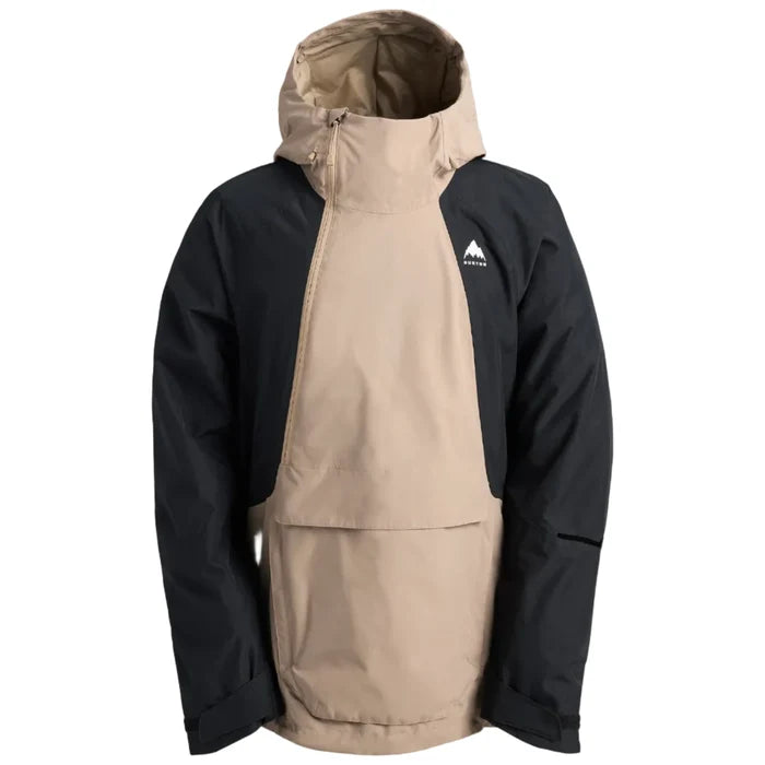 Burton Mens Reserve Relaxed Anorak Summit Taupe steves snow store wollongong