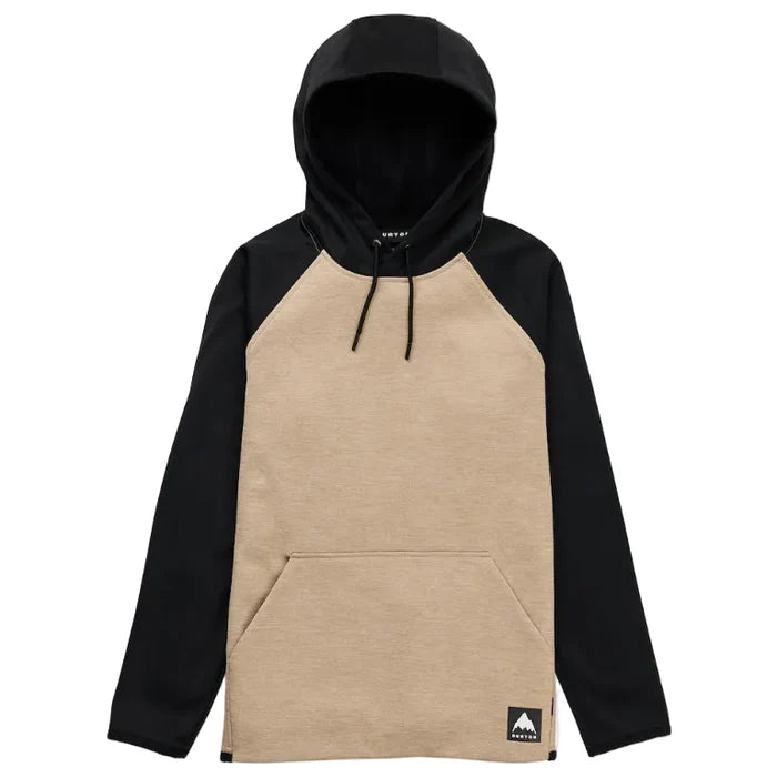 Burton Womens Crown Weatherproof Pullover Fleece Summit Taupe/Black Steves Snow Store Wollongong