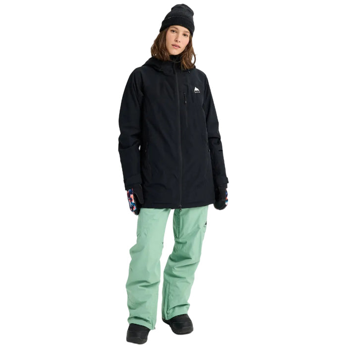 Burton Womens Reserve Insulated Jacket True Black steves snow store wollongong