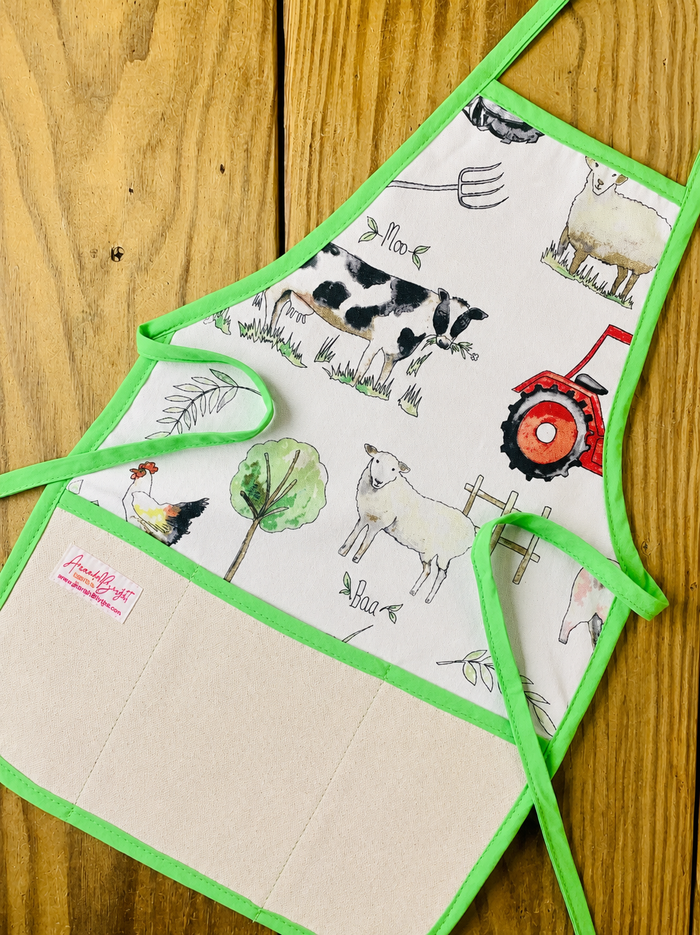 Children's Farm Animals Apron