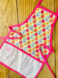 Children's Ladybugs and Flowers Apron