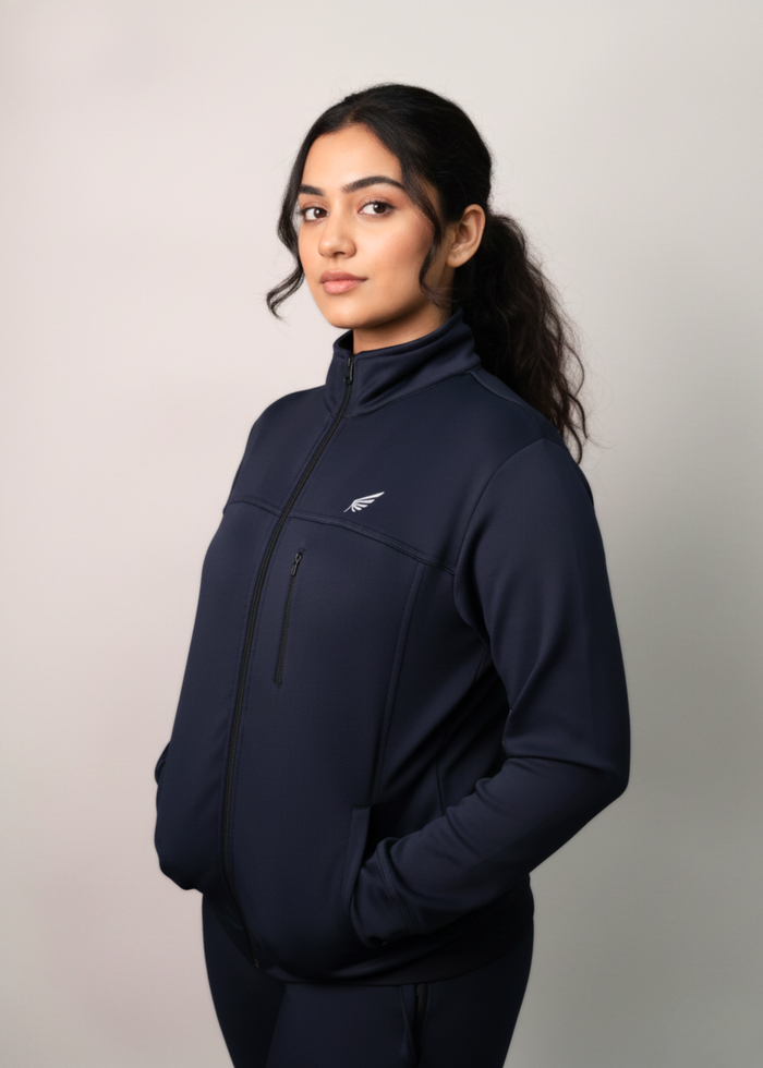 Comfy Solid Track Jacket