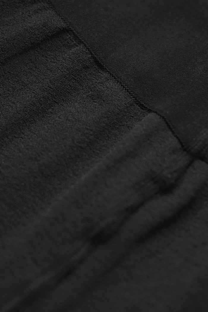 Close-up of black fabric texture