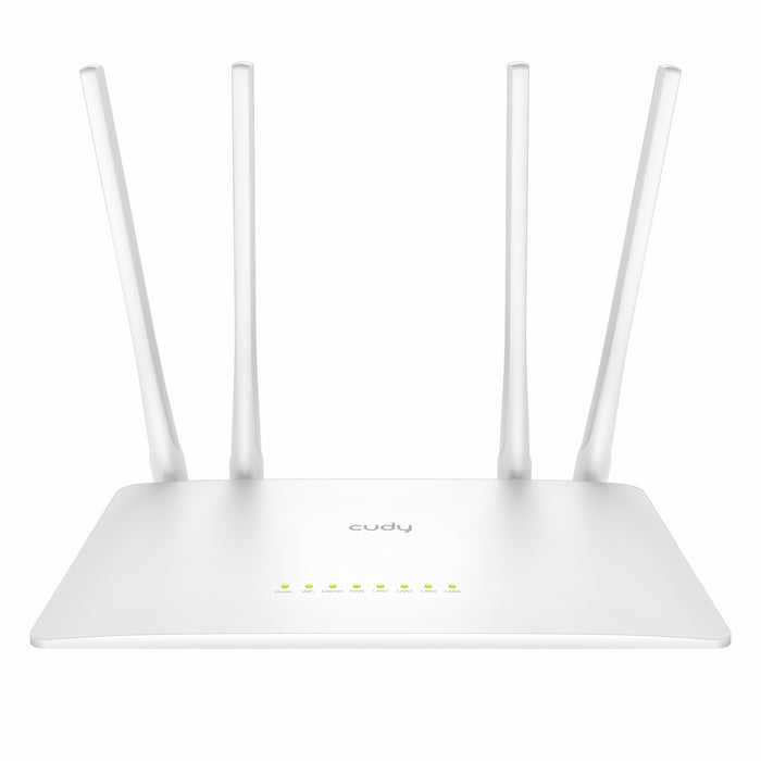 Cudy WR300S 300Mbps 5-Port Wi-Fi 4 Router – White