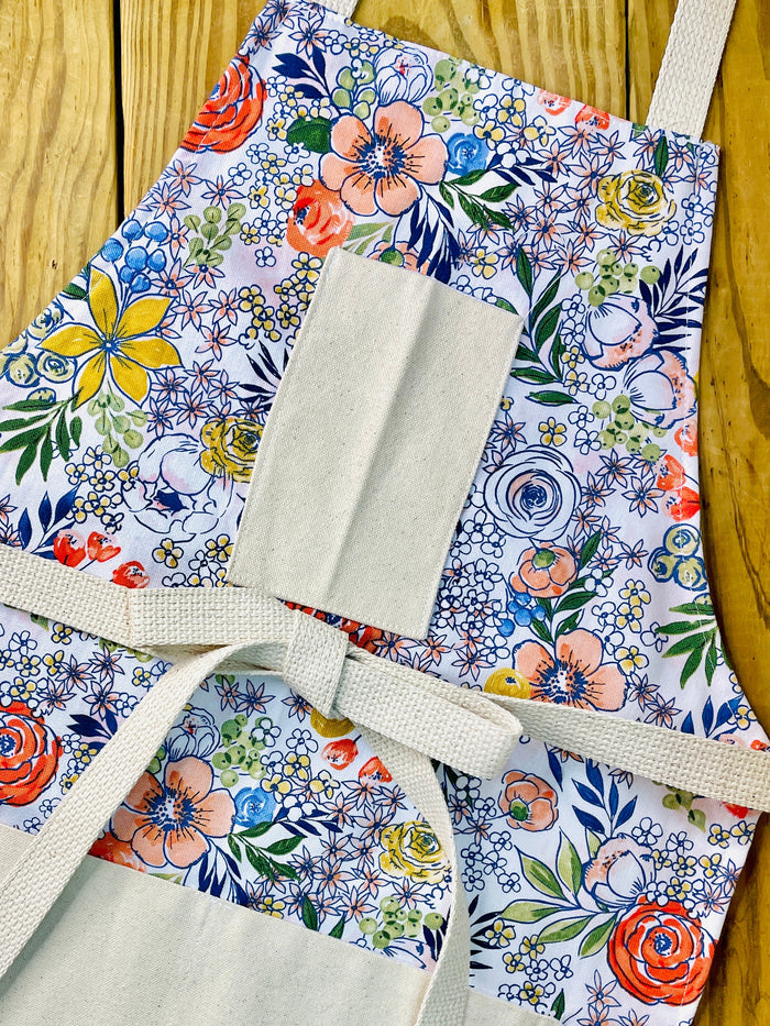 Floral apron Amanda bright designs