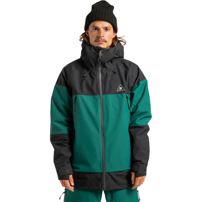 DC Intel 30K Jacket Black & Deep Teal Steves Snow Store Wollongong