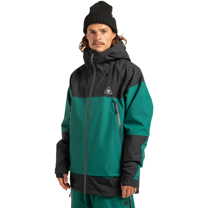DC Intel 30K Jacket Black & Deep Teal Steves Snow Store Wollongong