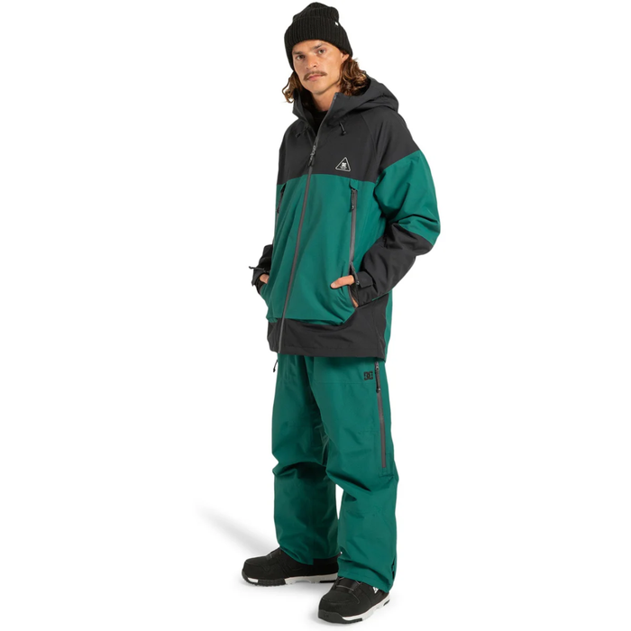 DC Intel 30K Jacket Black & Deep Teal Steves Snow Store Wollongong
