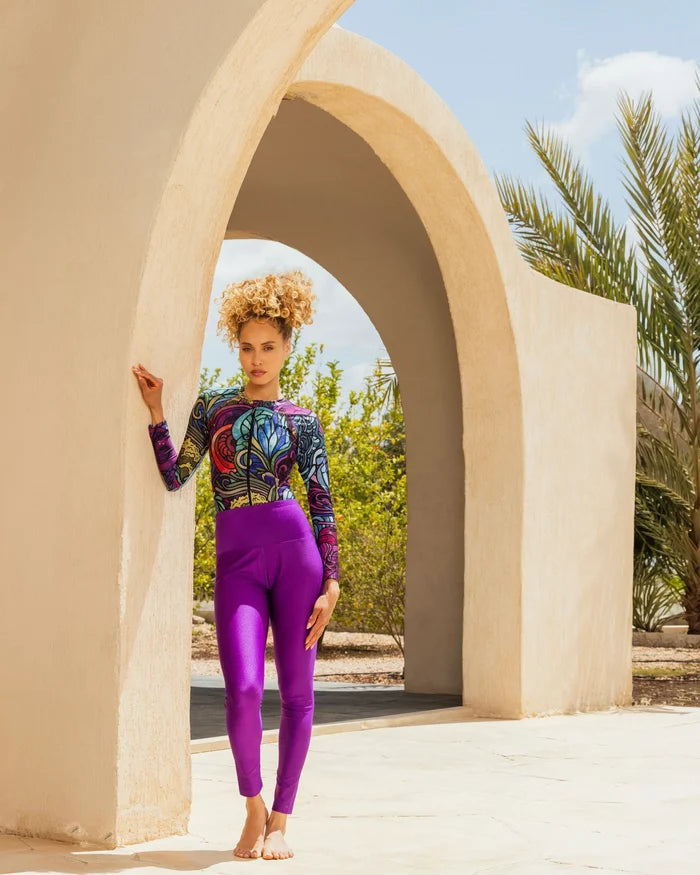elina violet burkini