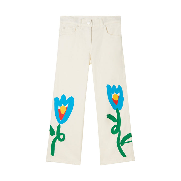 Stella McCartneyFloral Gabardine Pants8059774247427SAVANNA