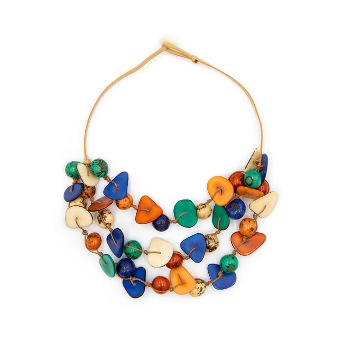 Orange/Emerald Green/Royal Blue