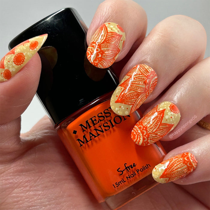 Happy Now -  Orange Nail Stamping Polish
