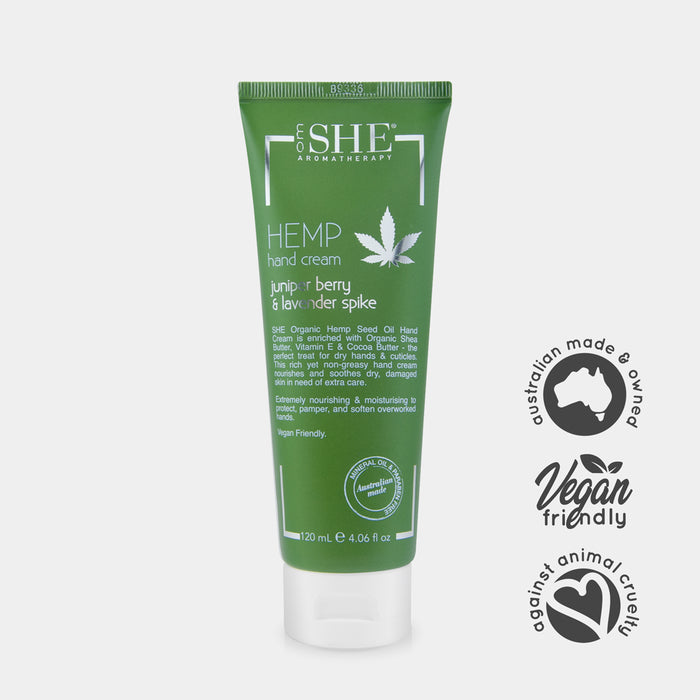 Hemp Seed Oil Hand Cream - Juniper Berry & Lavender Spike