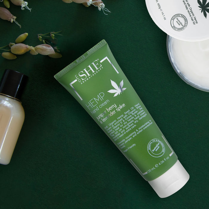 Hemp Seed Oil Hand Cream - Juniper Berry & Lavender Spike