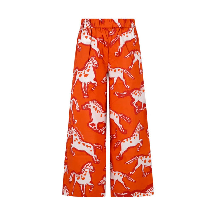Stella McCartneyHorse - Print Popeline Trousers8059774250625SAVANNA