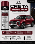 Hyundai Creta Red Mulberry Touch Up Spray Paint – OEM Color Match | LIHA Aerosols 500ml