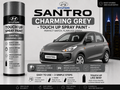 Hyundai Santro Charming Grey Touch Up Spray Paint – OEM Color Match | LIHA Aerosols 500ml