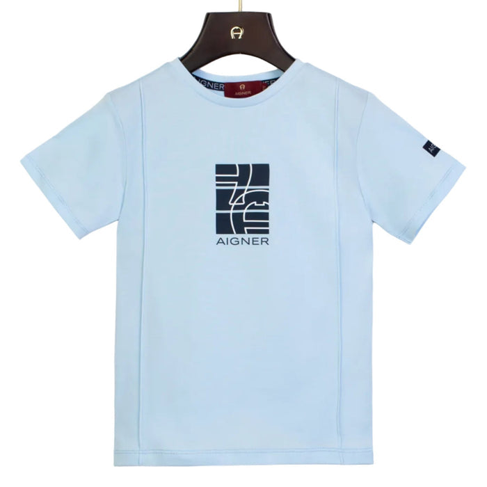AIGNERJersey Logo Print T-Shirt4062176851622SAVANNA