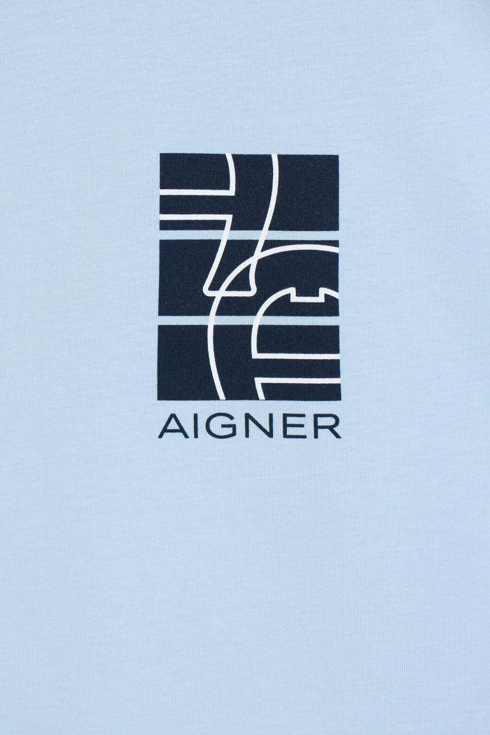 AIGNERJersey Logo Print T-Shirt4062176851622SAVANNA